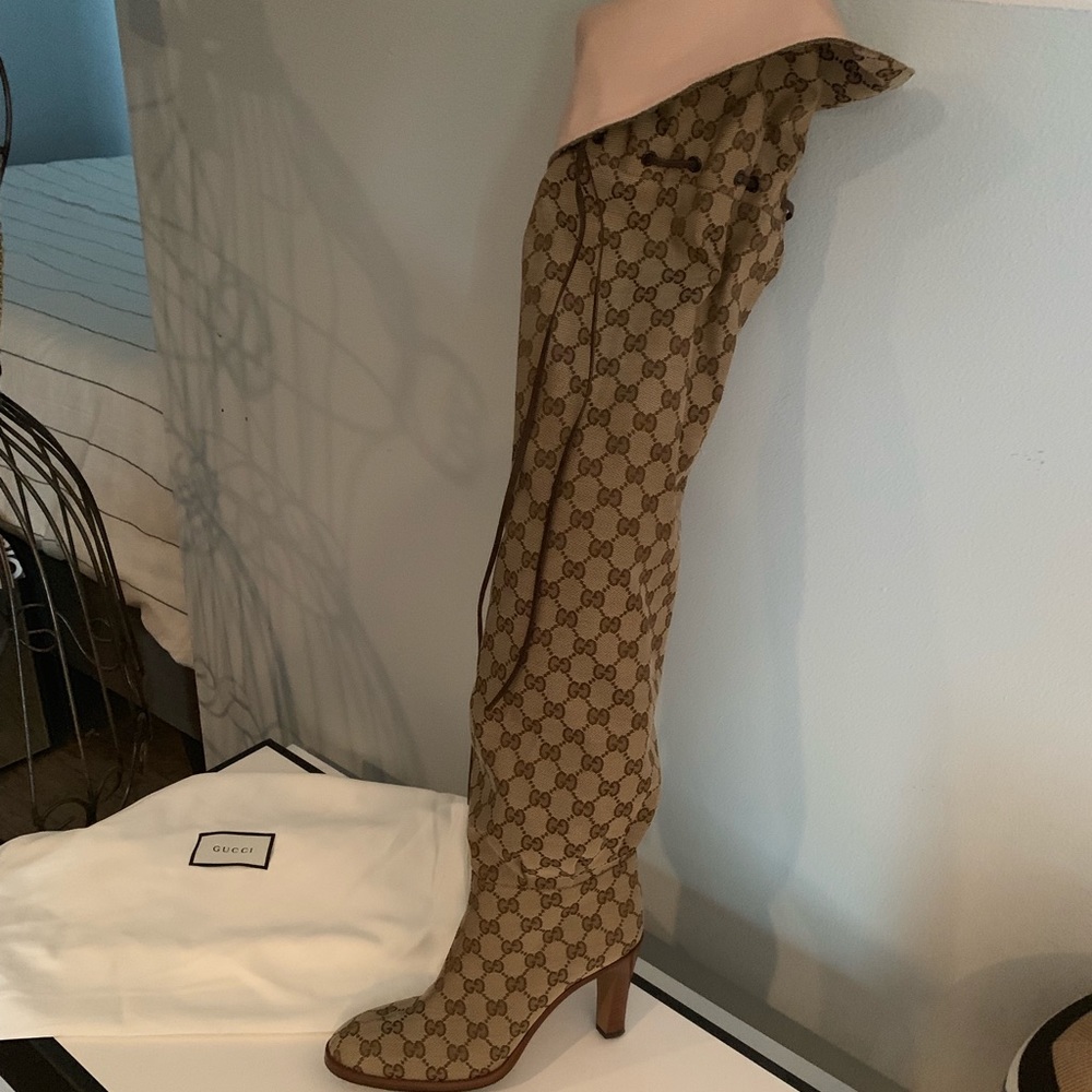 Authentic Gucci Over-the-Knee Boots